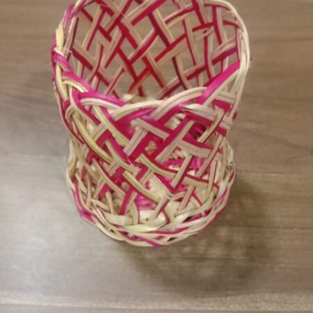 Palm Leaf Flower Vase